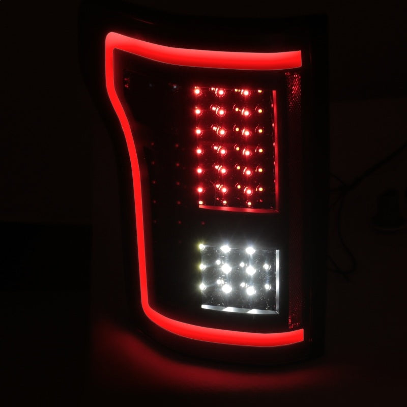 ANZO 2015-2017 Ford F-150 LED Taillights Black-SR1 Performance