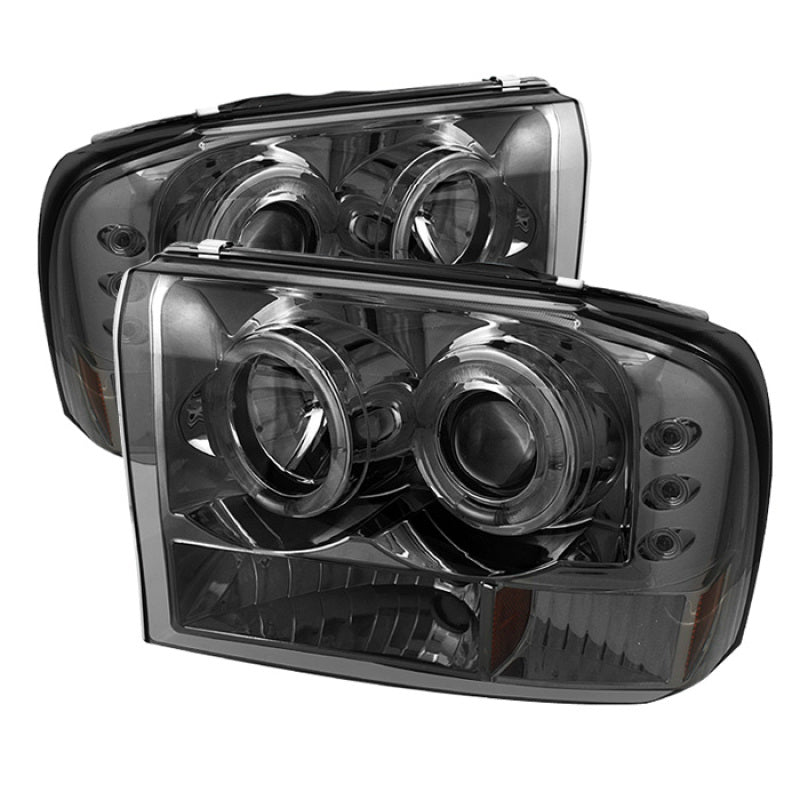 Spyder Ford F250 Super Duty 99-04 Projector Version 2 LED Halo LED Smke PRO-YD-FF25099-1P-G2-SM-SR1 Performance