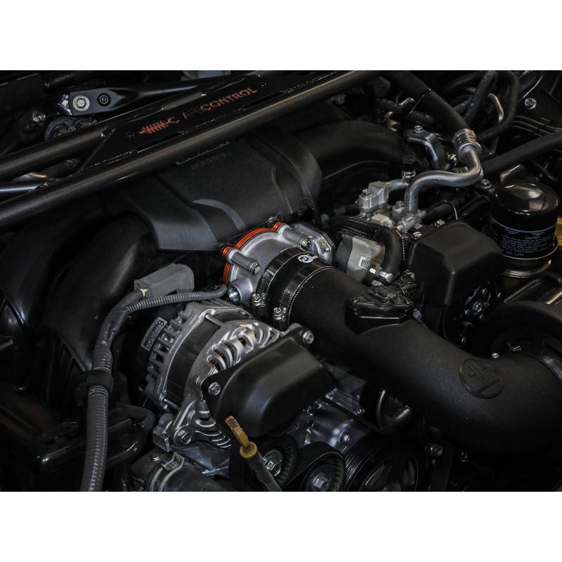 aFe Silver Bullet Throttle Body Spacers TBS 22-23 Toyota GR86 H4-2.4L - Orange-SR1 Performance