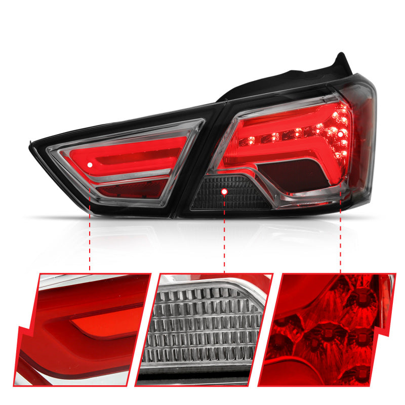 ANZO 14-18 Chevrolet Impala LED Taillights Smoke-SR1 Performance