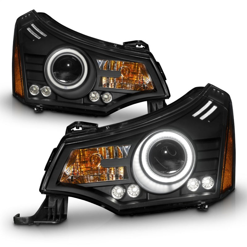 ANZO 2008-2011 Ford Focus Projector Headlights Black-SR1 Performance