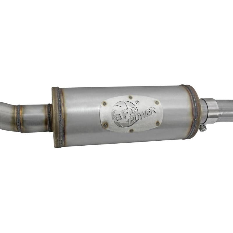 aFe Rebel Series CB 2.5in Dual Center Exit SS Exhaust w/ Polish Tip 07-15 Jeep Wrangler 3.6L/3.8L V6-SR1 Performance