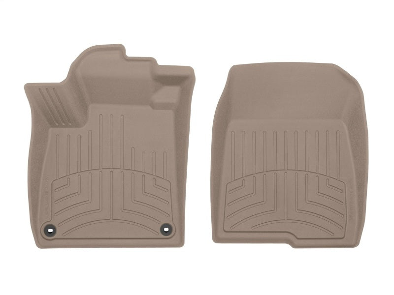 WeatherTech FloorLiner HP for 2018-2019 Honda Accord Front, Tan - Custom Fit, All-Weather Protection