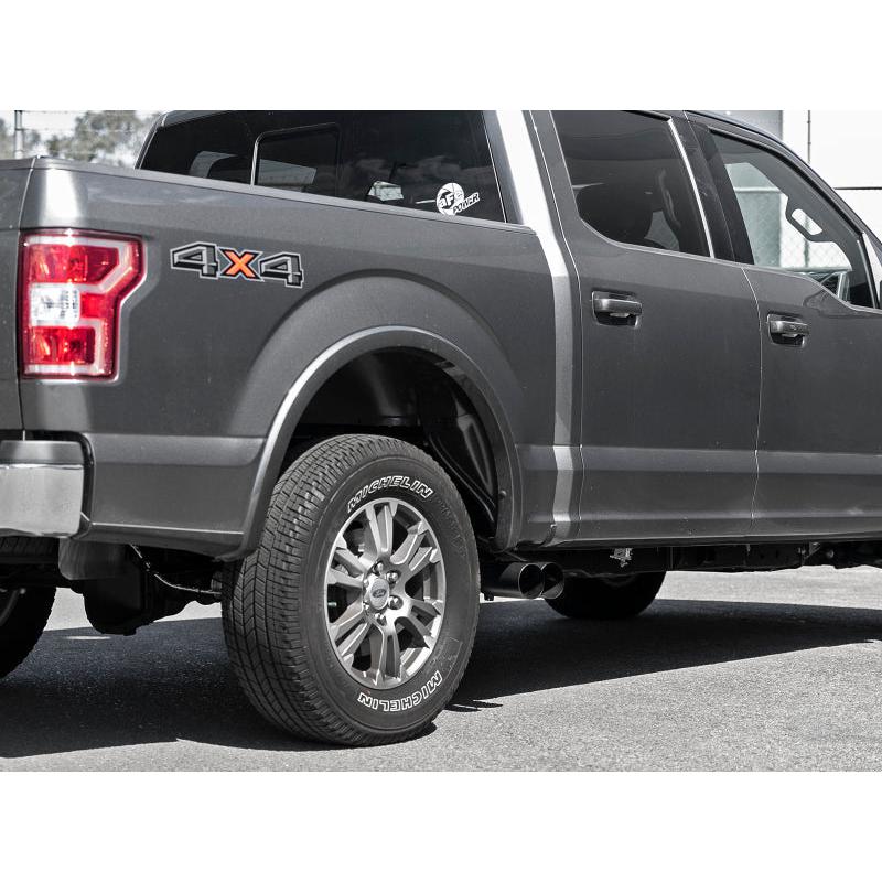 aFe Rebel DPF-Back 409 SS Exhaust System w/Dual Black Tips 18-19 Ford F-150 V6 3.0L (td)-SR1 Performance