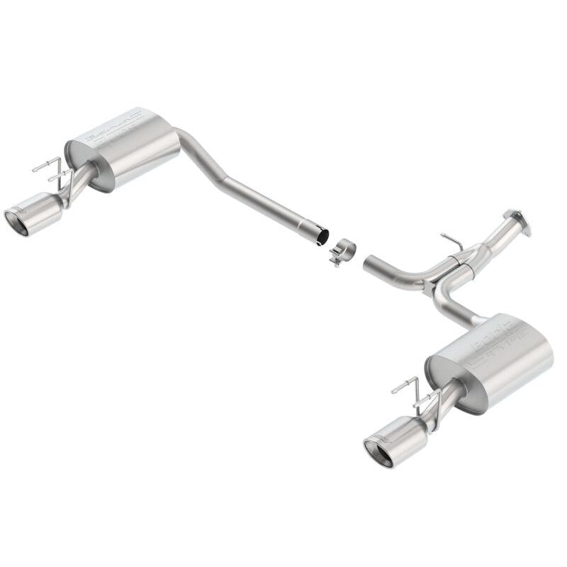Borla 13-15 Honda Accord Coupe 3.5L FWD SS Rear Section Single Split Rear Exit Touring Exhaust-SR1 Performance