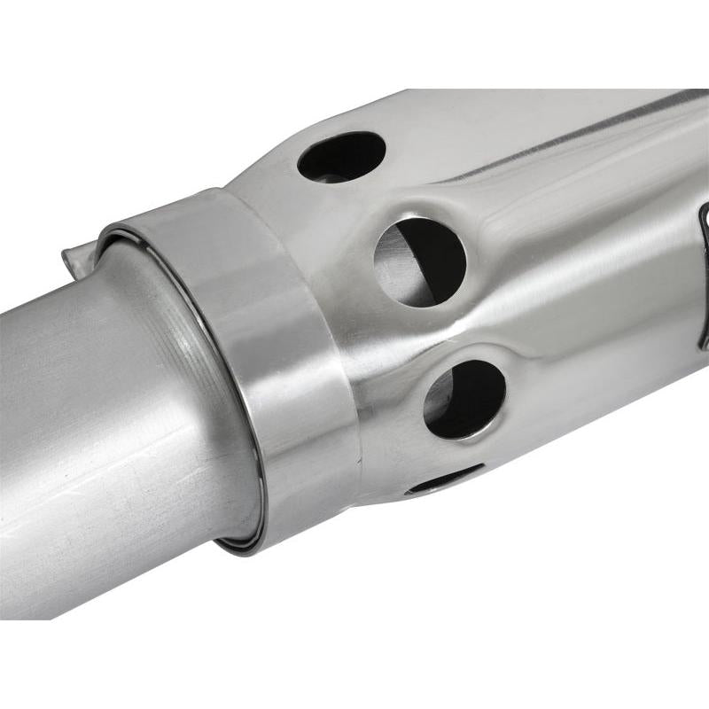 aFe LARGE BORE HD 3.5in DPF-Back SS Exhaust w/Polished Tip 2016 GM Colorado/Canyon 2.8L (td)-SR1 Performance