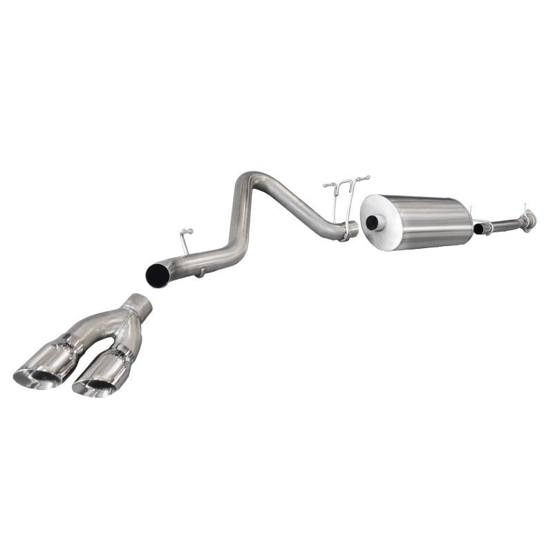Corsa 2011-2013 Chevrolet Silverado Ext. Cab/Std. Bed 2500 6.0L V8 Polished Sport Cat-Back Exhaust-SR1 Performance