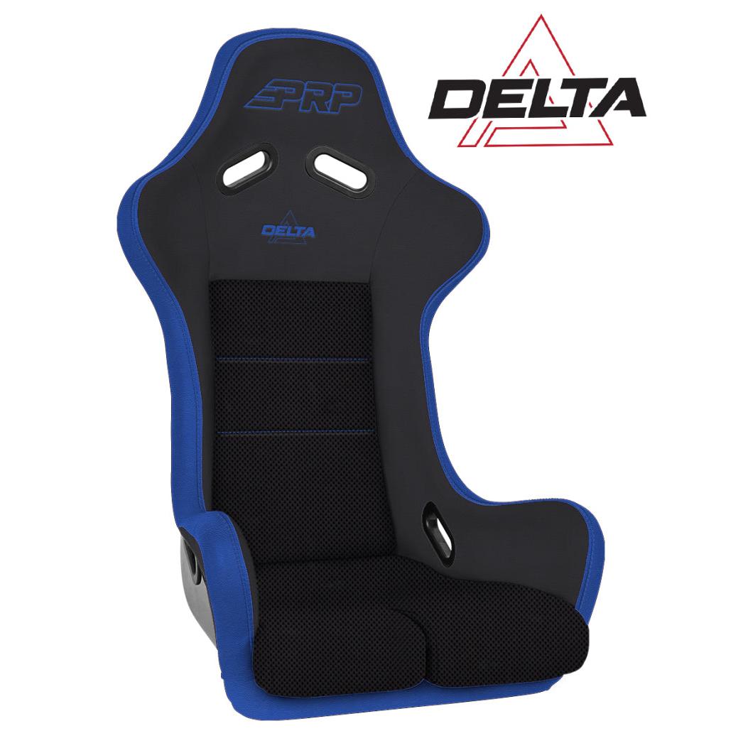 PRP Delta Composite Seat- Black/Blue (PRP Blue Outline/Delta Blue- Blue Stitching/201-263-201-V)-SR1 Performance