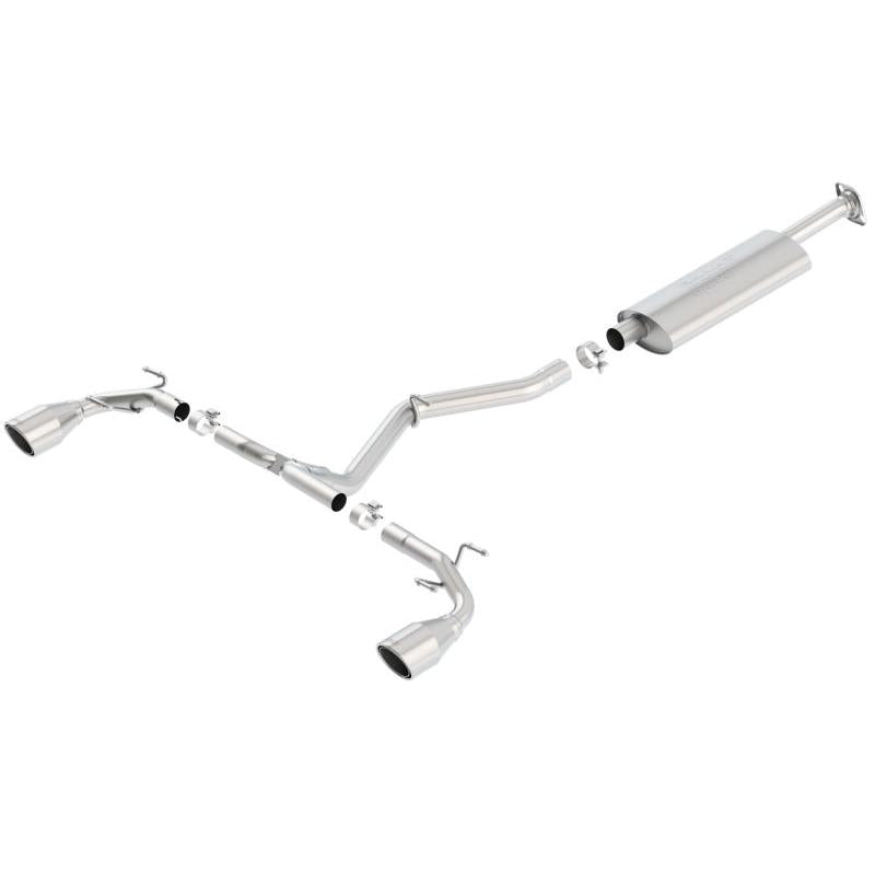 Borla 13-15 Scion FR-S 2.0L 4cyl 6spd / 13 Subaru BRZ 2.0L 4cyl 6spd SS Catback Exhaust-SR1 Performance