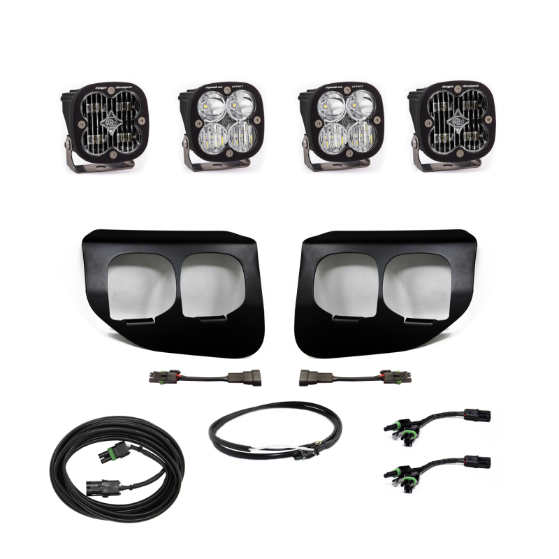 Baja Designs Ford Super Duty (20-On) Fog Lights Dual FPK SAE/Sport DC Baja Designs w/Upfitter-SR1 Performance