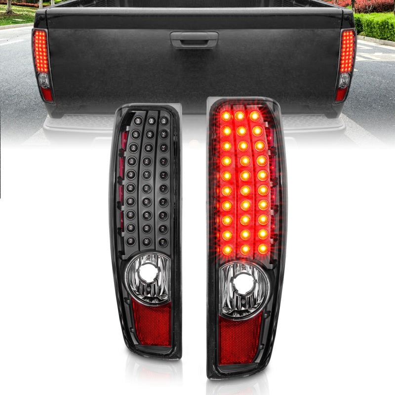Anzo 04-10 Chevy Colorado LED Tailights G2 - Black-SR1 Performance
