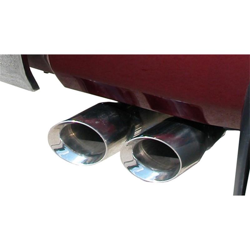 Corsa 2009-2010 Toyota Tundra Double Cab/Crew Max 5.7L V8 Polished Sport Cat-Back Exhaust-SR1 Performance