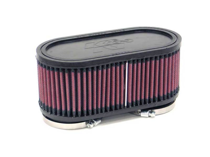 K&N Filter Universal Filter 2 3/8 inch Dual Flange 107mm C-C 3 inch Height-SR1 Performance