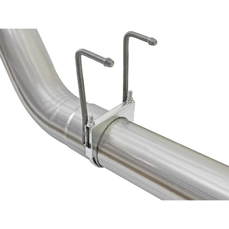 aFe ATLAS 5in DPF-Back Alum Steel Exhaust System w/Black Tip 2017 Ford Diesel Trucks V8-6.7L (td)-SR1 Performance