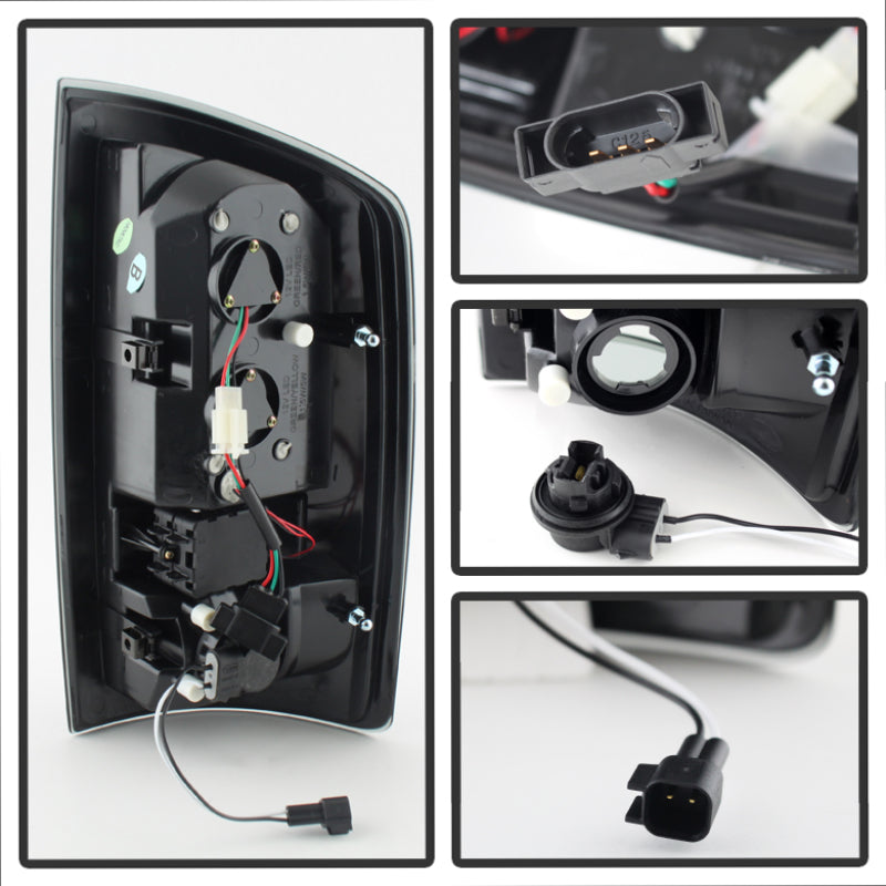 Spyder Dodge Ram 07-08 1500/Ram 07-09 2500/3500 LED Tail Lights Black Smoke ALT-YD-DRAM06-LED-BSM-SR1 Performance
