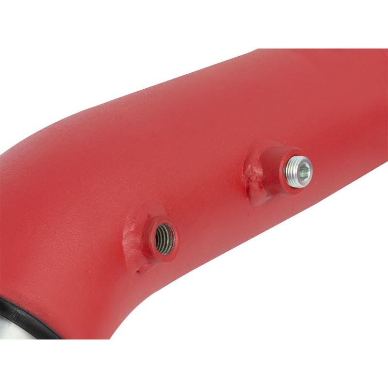 aFe BladeRunner 2.5in Red IC Tube Hot Side w/ Coupling & Clamp Kit 2016 GM Colorado/Canyon 2.8L-SR1 Performance