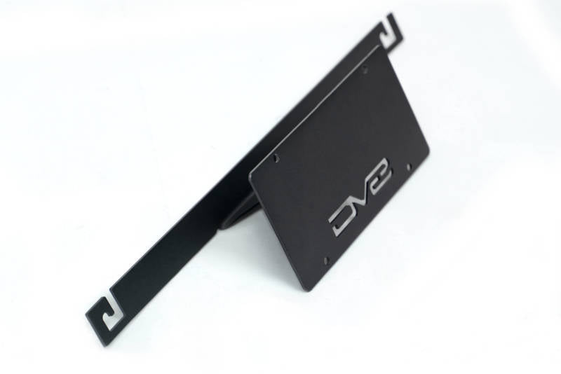 DV8 Offroad Front License Plate Mount for 2021-2023 Ford Bronco - Center Bumper Relocation