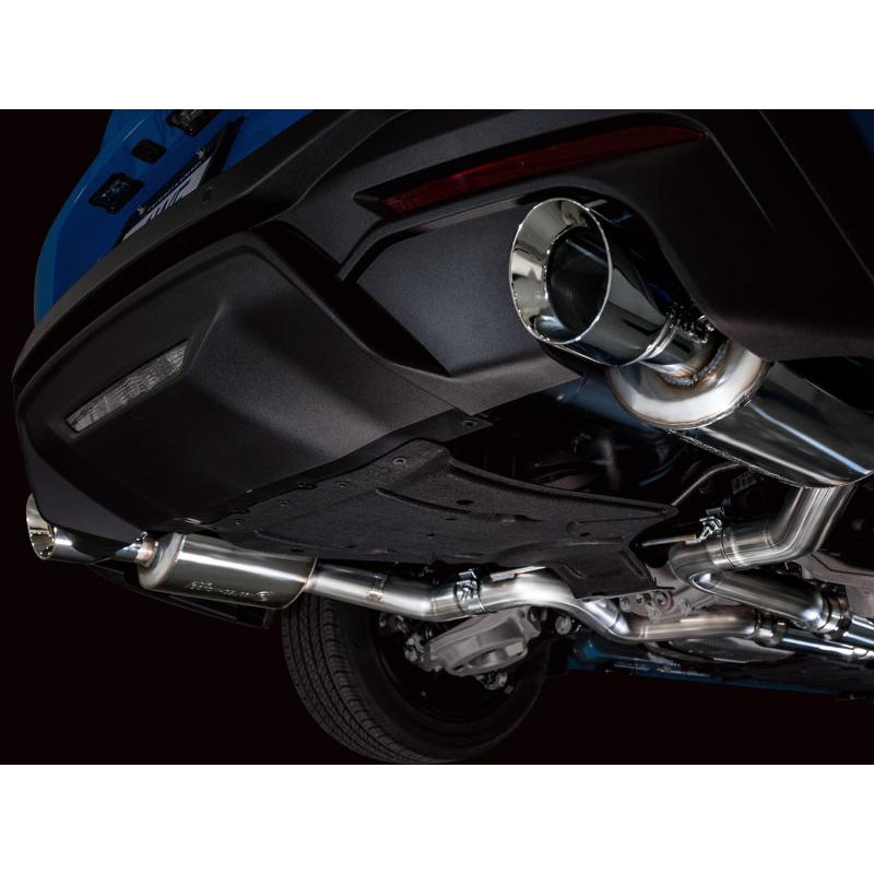 AWE 2024 Ford Mustang GT Fastback S650 RWD Touring Catback Exhaust w/ Dual Chrome Silver Tips-SR1 Performance