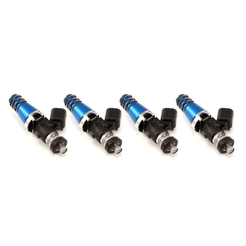 Injector Dynamics ID1050X Injectors 11mm (Blue) Adaptor Tops Denso Lower (Set of 4)-SR1 Performance