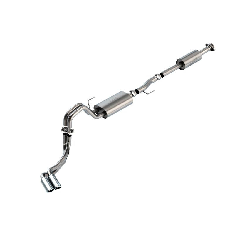 Borla F-150 2021 5.0L 4dr CC SB EC STB Lariat/KR/Platinum/LTD 3/2.25 DSE Cat-Back Touring CHR Tips-SR1 Performance