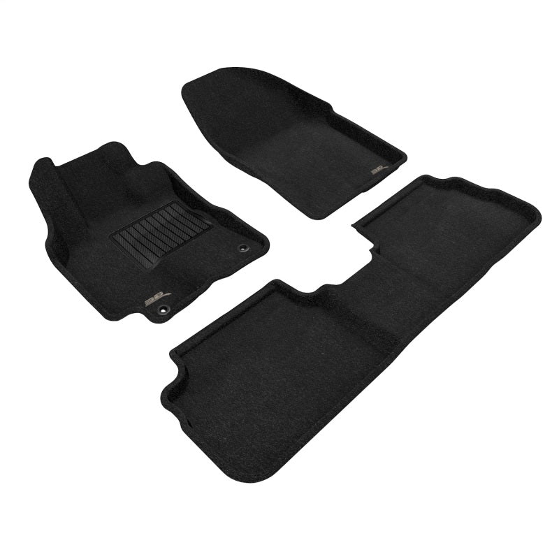 3D MAXpider 09-13 Toyota Corolla Elegant Floor Mat - Black-SR1 Performance