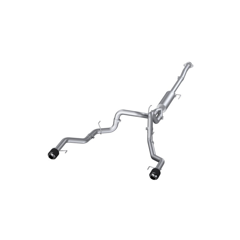 MBRP 22-23 Ford F150 T304 5in OD Carbon Fiber Tip Dual Rear Exit 3in Cat Back Exhaust-SR1 Performance