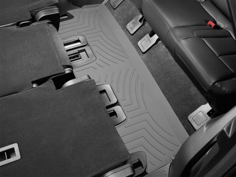 WeatherTech FloorLiner HP for 2018-2019 Ford Expedition and Lincoln Navigator - Custom Fit Rear Floor Protection in Gray (Part Number 4612953IM)