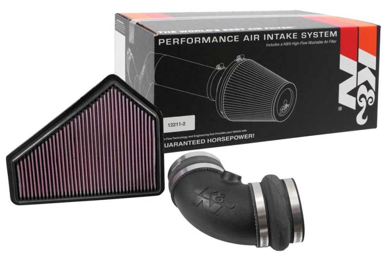 K&N 09-15 Cadillac CTS-V V8 6.2L F/I 57 Series FIPK Performance Intake Kit-SR1 Performance