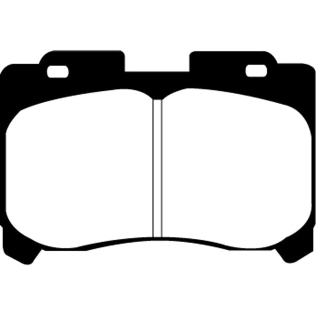 EBC Redstuff Ceramic Low Dust Front Brake Pads for Toyota Supra (1993-1998) – Part Number DP31004C