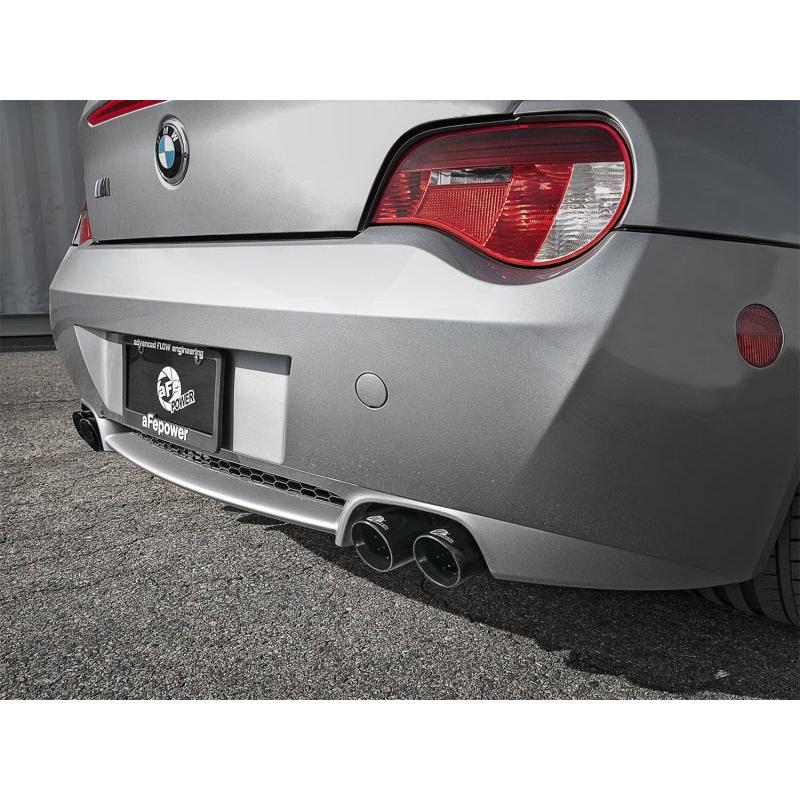 aFe MACH Force-Xp 2-1/2in 304 SS Cat-Back Exhaust w/ Black Tips 05-08 BMW Z4 M Coupe (E86) L6 3.2L-SR1 Performance