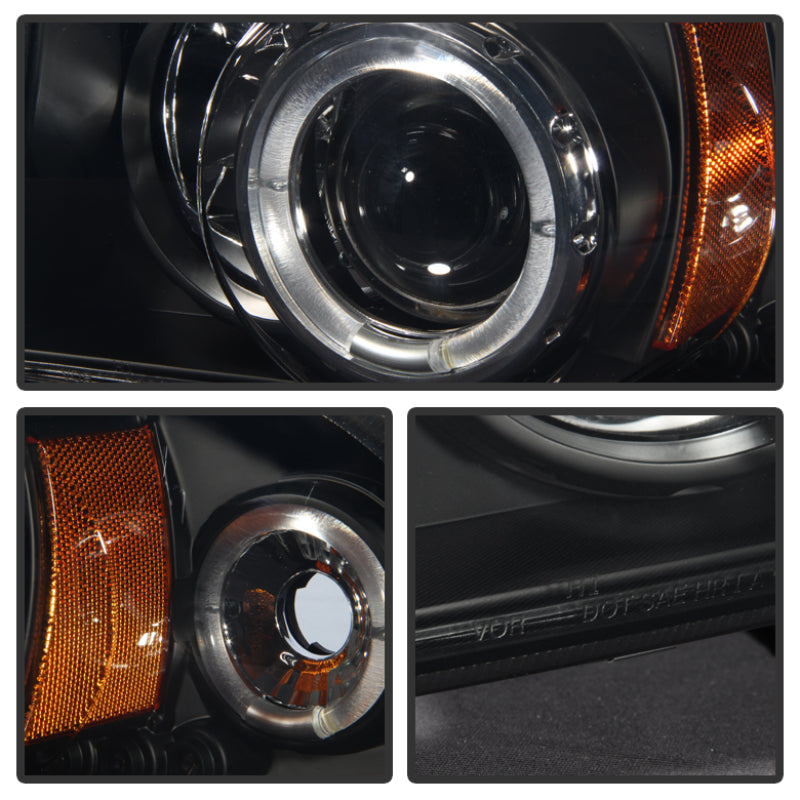 Spyder Dodge Dakota 97-04/Durango 98-03 1PC Projector Headlights LED Halo LED Blk PRO-YD-DDAK97-BK-SR1 Performance