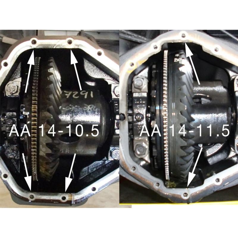 afe Rear Differential Cover (Raw; Street Series); Dodge Diesel Trucks 03-05 L6-5.9L (td)-SR1 Performance