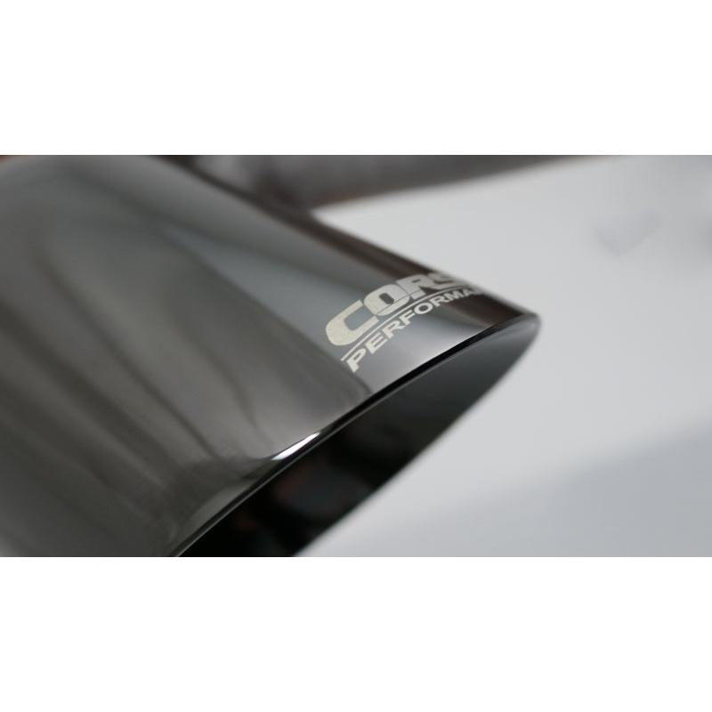 Corsa Single Universal 2.5in Inlet / 4in Outlet Black PVD Pro-Series Tip Kit-SR1 Performance