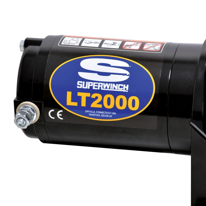 Superwinch 2000 LBS 12V DC 5/32in x 49ft Steel Rope LT2000 Winch-SR1 Performance