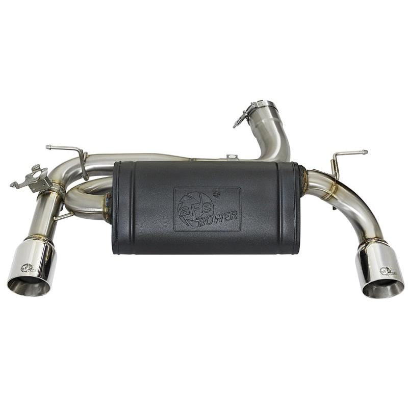 aFe MACHForce XP 16-17 BMW 340i/iX 440i/iX L6-3.0L (t) SS Axle-Back Exhaust w/Polished Tips-SR1 Performance