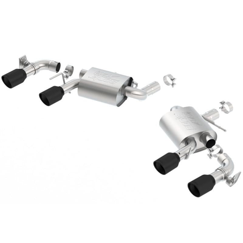 Borla 2016 Chevy Camaro V8 SS AT/MT ATAK Rear Section Exhaust w/ Dual Mode Valves Ceramic Black-SR1 Performance