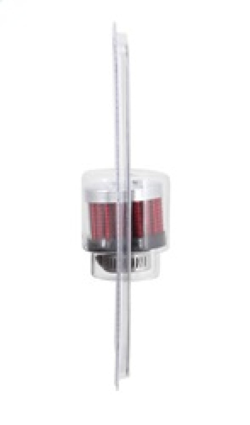K&N Rubber Base Crankcase Vent Filter - 0.55in Flange ID 1.375in OD 1.125in Height-SR1 Performance