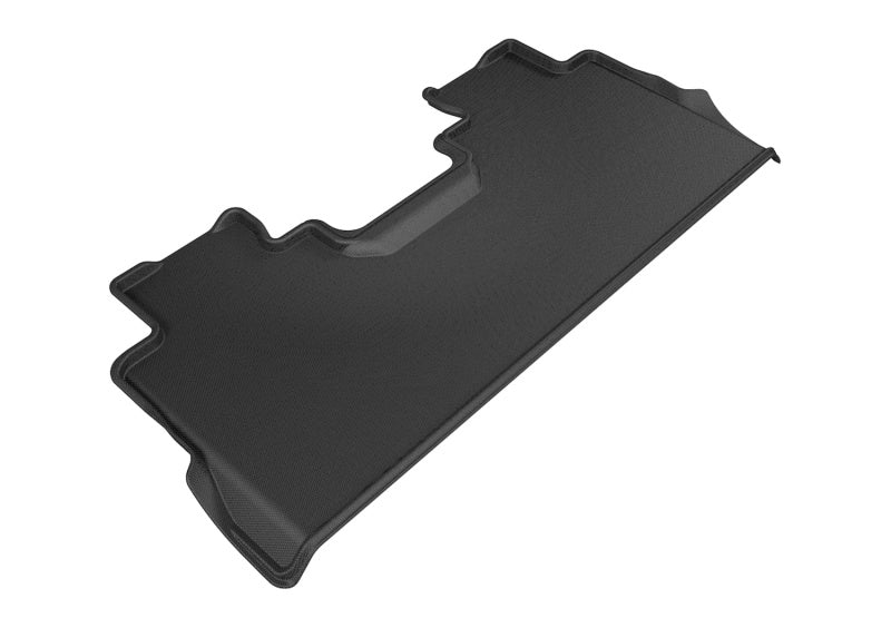 3D MAXpider 2017-2019 Ford F-250/350/450 Supercrew Kagu 2nd Row Floormats - Black-SR1 Performance