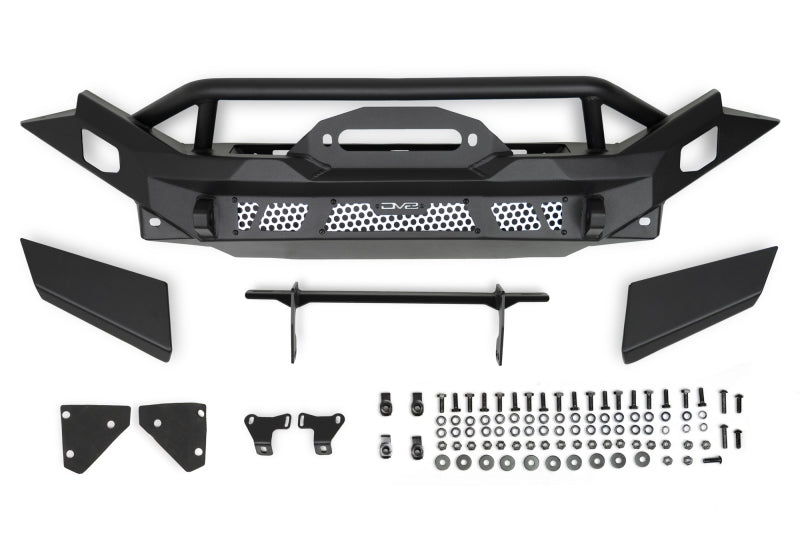 DV8 Offroad MTO Series Front Bumper for Jeep Wrangler JK, JL, and Gladiator JT