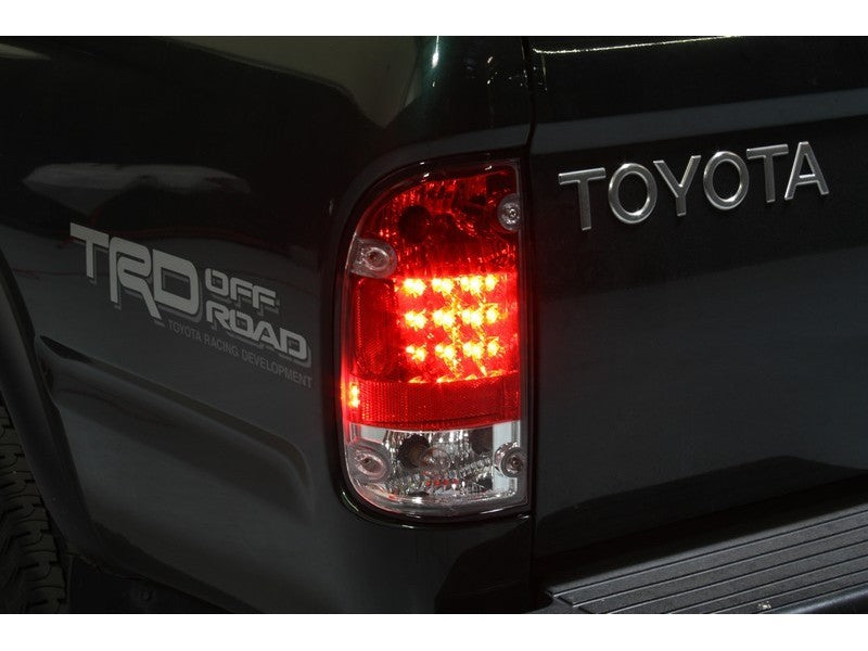Spyder Toyota Tacoma 95-00 LED Tail Lights Red Clear ALT-YD-TT95-LED-RC-SR1 Performance