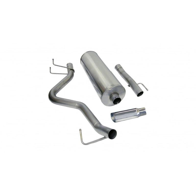 Corsa 2006-2007 -07 Dodge Ram Quad Cab/Short Bed 1500 4.7L V8 Polished Sport Cat-Back Exhaust-SR1 Performance