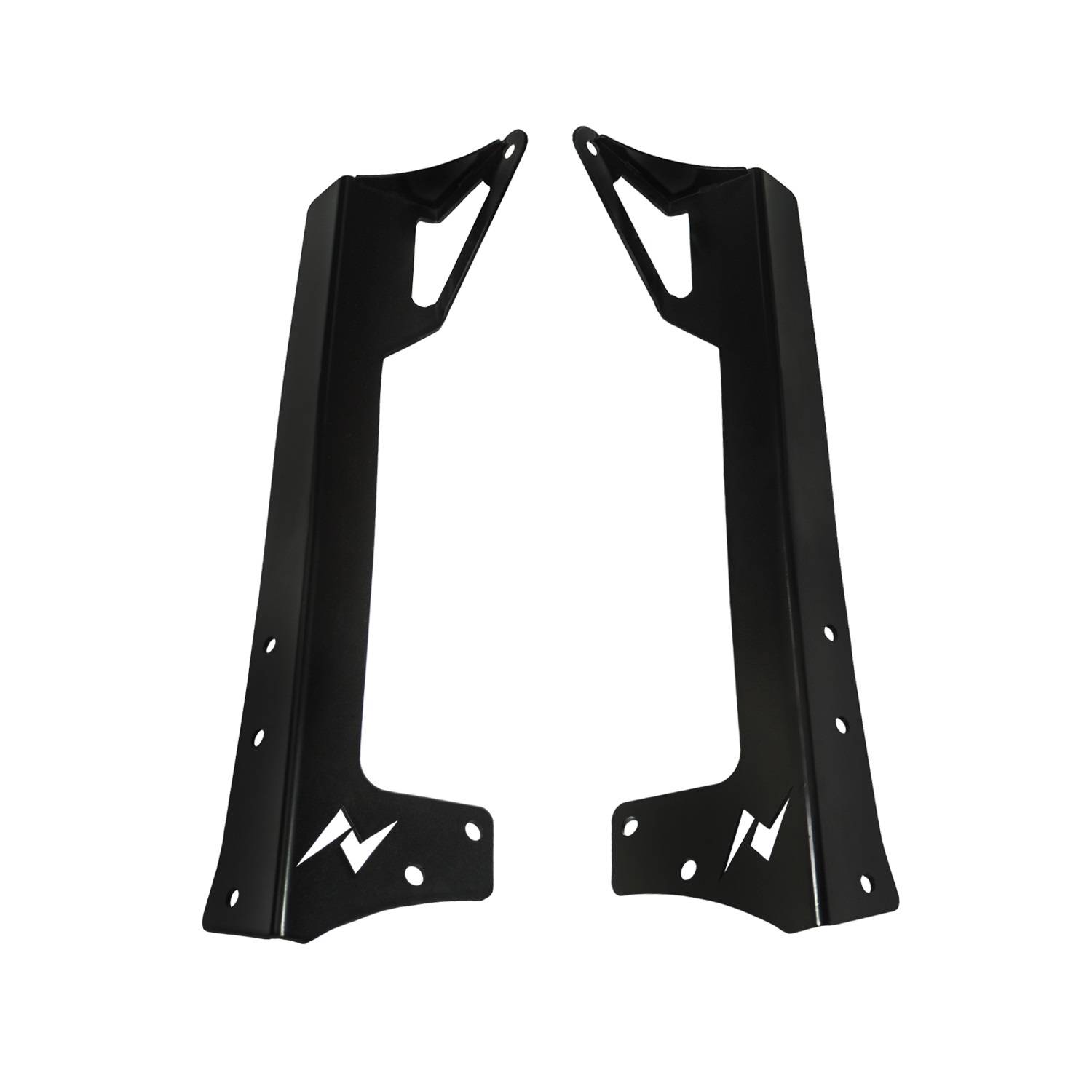 JEEP WRANGLER (JK) 07-18 WINDSHIELD LED LIGHT BAR BRACKETS FOR ANZO 52" LED LIGHT BAR (881030)