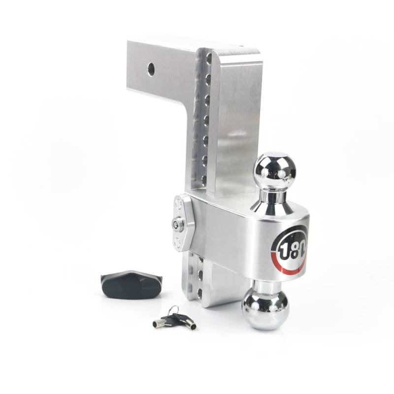 Weigh Safe 180 Hitch with 10-Inch Drop and 3-Inch Shank * Aluminum, 10K/21K GTWR