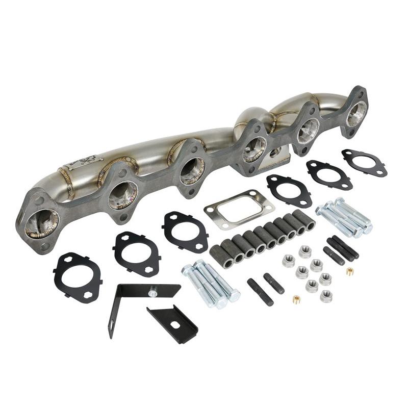 aFe Twisted Steel Header w/ Turbo Manifold 03-07 Dodge Diesel L6-5.9L-SR1 Performance