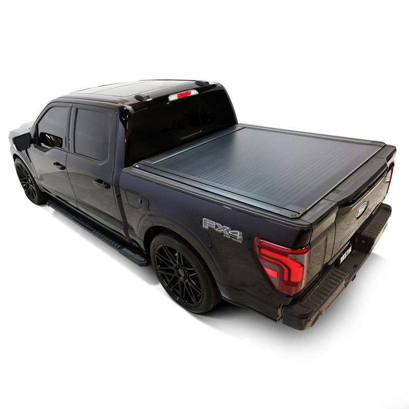 Westin 15-25 Ford F-150 Electric Retractable Tonneau Cover with Black Finish