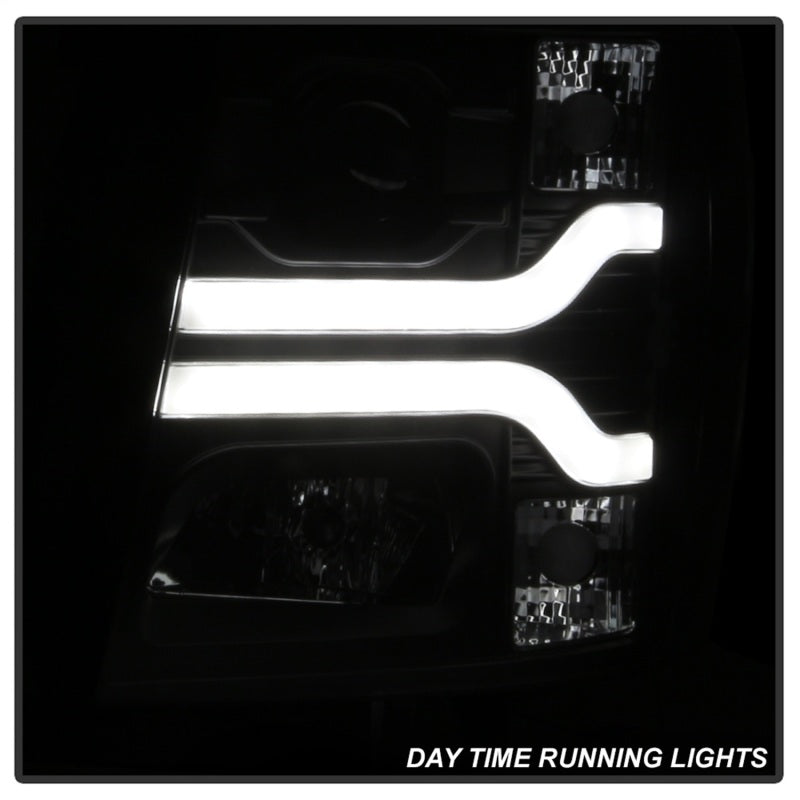 Spyder Chevy Silverado 1500 07-13 Version 3 Projector Headlights - Black PRO-YD-CS07V3-LBDRL-BK-SR1 Performance