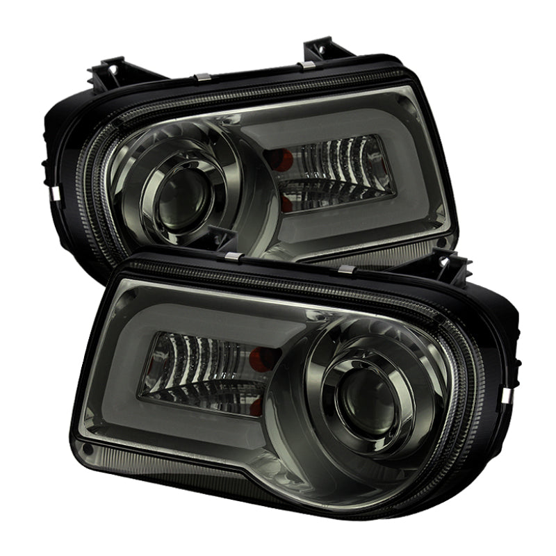 Spyder Chrysler 300C 05-10 Projector Headlights LED DRL Smoke High/Low H7 PRO-YD-C300C-DRL-SM-SR1 Performance