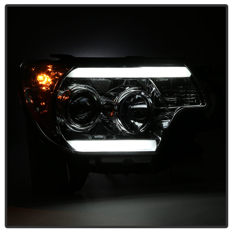 Spyder Toyota Tacoma 12-16 Projector Headlights Light Bar DRL Smoke PRO-YD-TT12-LBDRL-SM-SR1 Performance