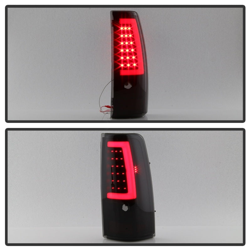 xTune Chevy Silverado 1500/2500/3500 99-02 Version 3 Tail Lights Black Smoke ALT-ON-CS99V3-LBLED-BSM-SR1 Performance