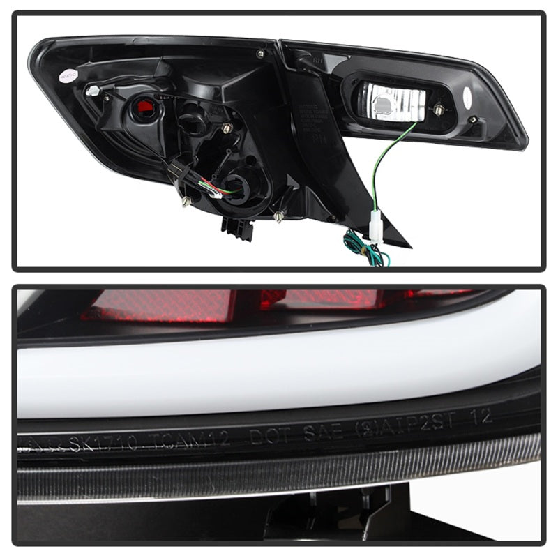 Spyder Toyota Camry 12-14 Light Bar LED Tail Lights Black ALT-YD-TC12-LBLED-BK-SR1 Performance